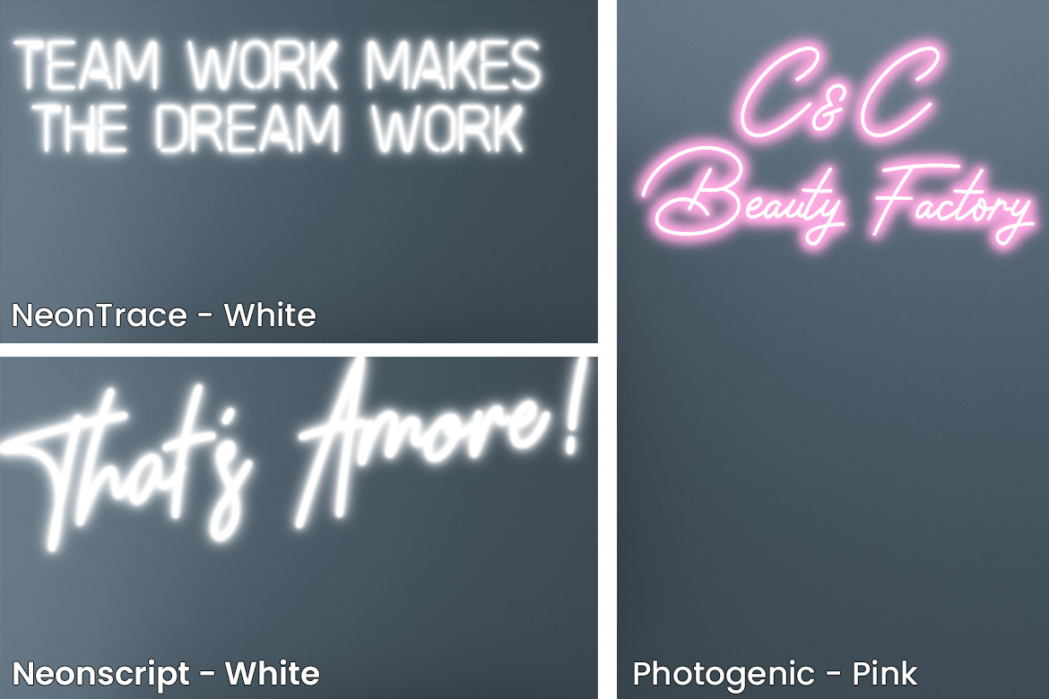 Custom Neon Sign Two Lines Text Led Neon Lighting – NeonSignKingdom