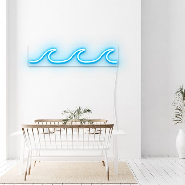 Beach Waves LED Light Sign
pre-designed light-up wall art from Custom Neon®