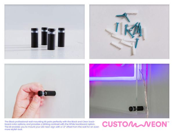 LED Sign Wall Mounting Kit