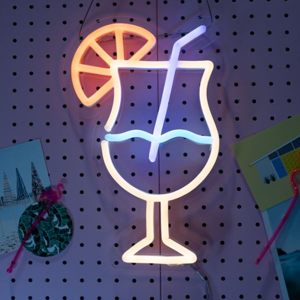 Cocktail Hour Mini Neon Sign from Custom Neon
