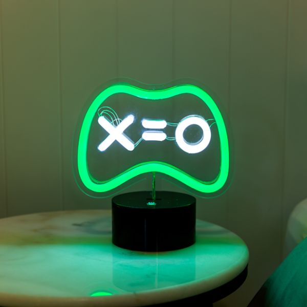 Gamer LED Neon Desk Light from Custom Neon
