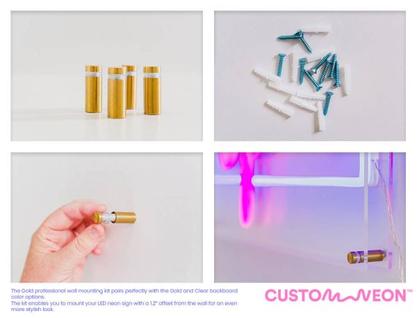 LED Sign Wall Mounting Kit