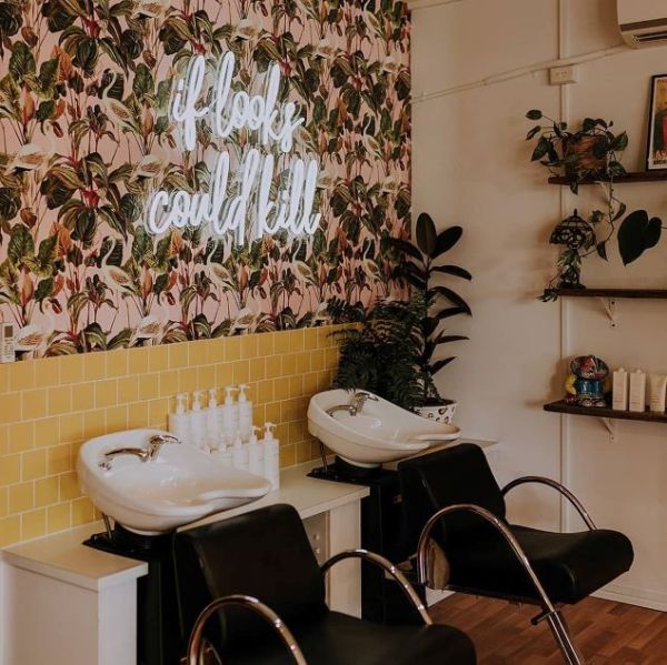 If Looks Could Kill white neon flex sign as seen in @dollsandsailors - from Custom Neon®