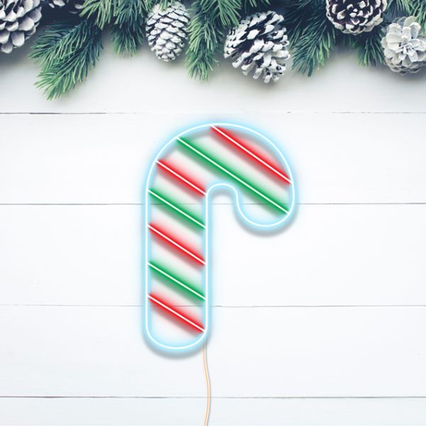 Light Up Candy Cane by CUSTOM NEON®