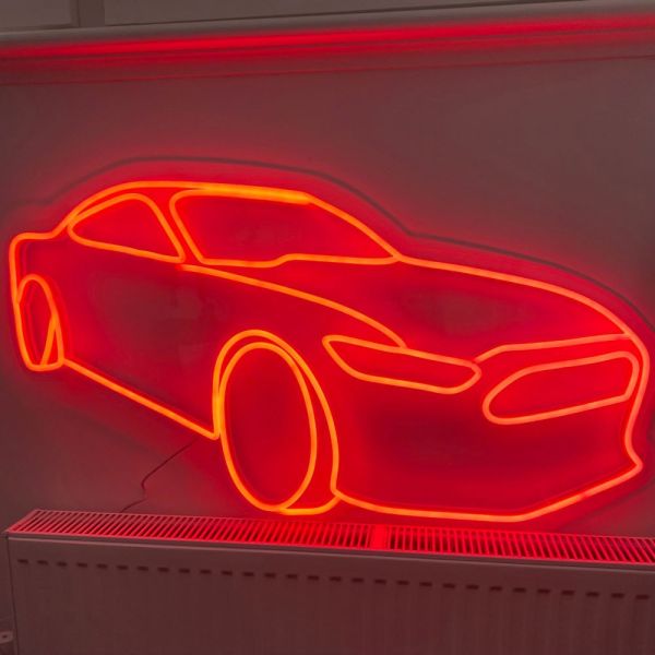 Red Mustang from the CUSTOM NEON® Classic Car collection