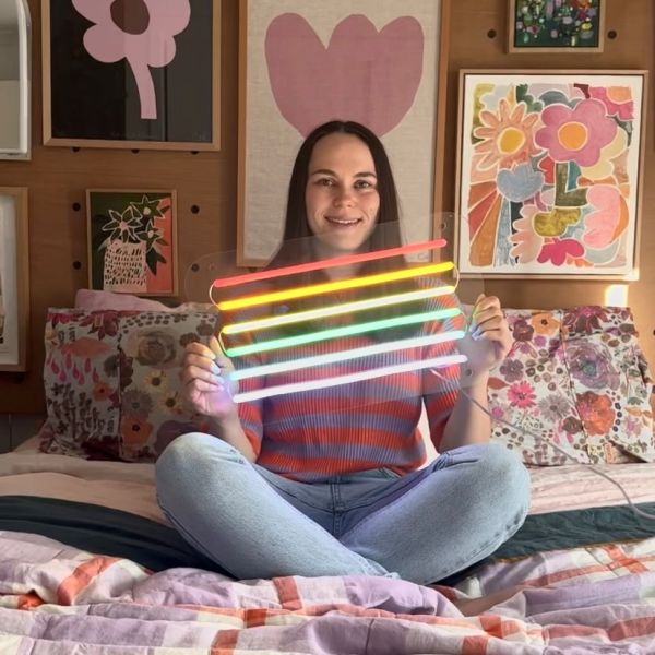 LED neon rainbow flag by Custom Neon®