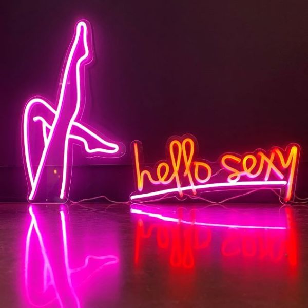 Hello Sexy and Sexy Legs signs from Custom Neon