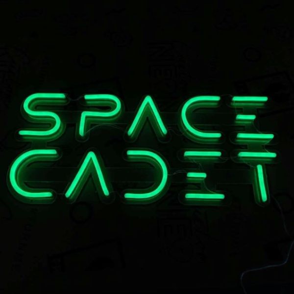 Space Cadet sign in green by CUSTOM NEON®