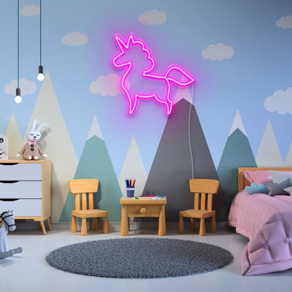 Unicorn Neon Sign
pre-designed light-up wall art from Custom Neon®