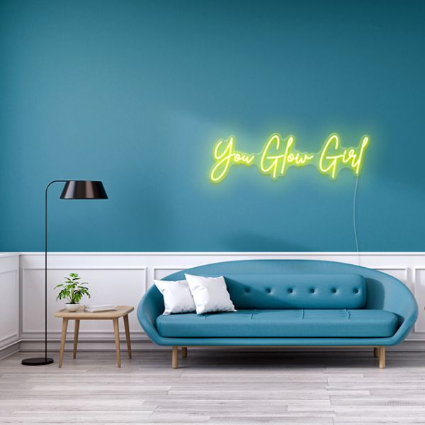 You Glow Girl Neon Light by CUSTOM NEON®
