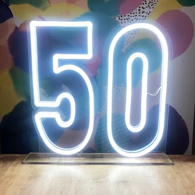 50th Birthday LED Neon Light