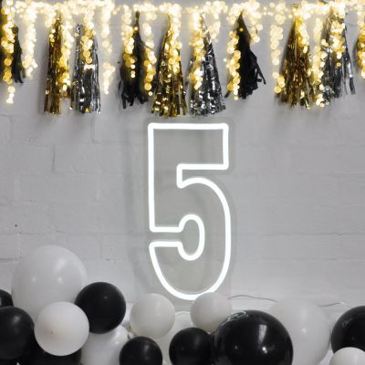 5 LED Neon Birthday Sign
