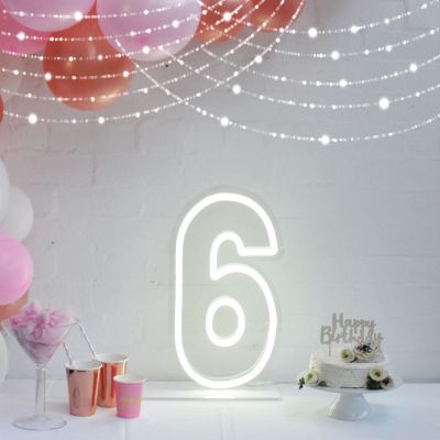 6 LED Neon Birthday Sign