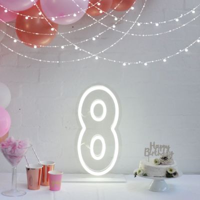 * 8 * LED Neon Birthday Sign