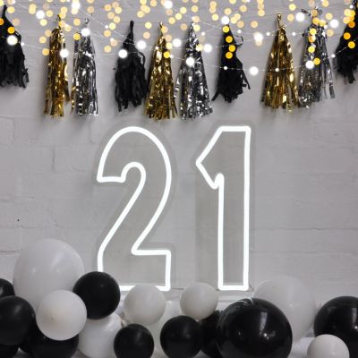 21 LED Neon Birthday Sign