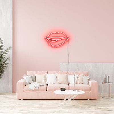 Bite Lips Neon Light