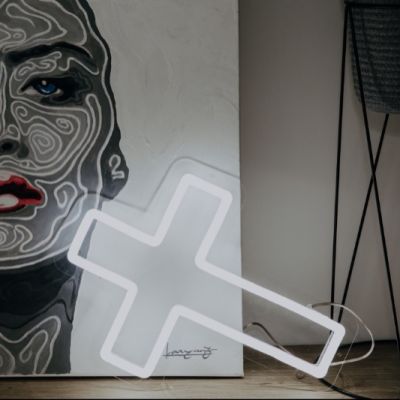 LED Neon Cross Sign