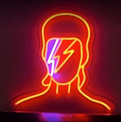 David Bowie Neon Sign