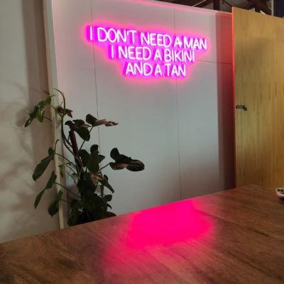 Don't Need a Man Neon Sign