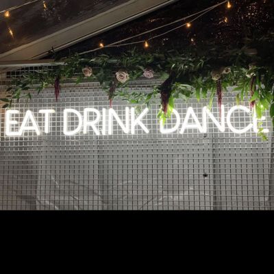 Eat Drink Dance LED Neon Party Sign