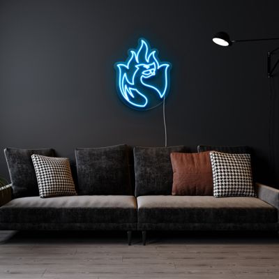 Flaming Dragon Neon Sign