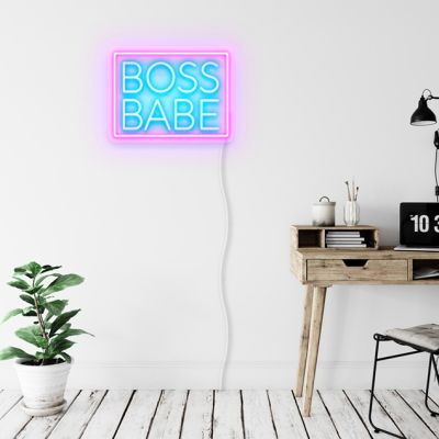 Framed Boss Babe Light