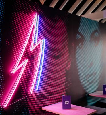Lightning Bolt LED Neon Wall Art