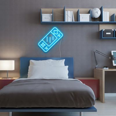 Light Up Games Console Sign