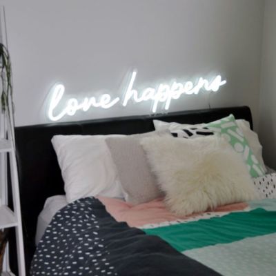 Love Happens LED Neon Lights