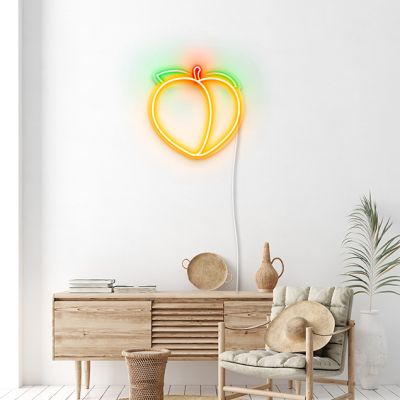 Multi-colored Peach Emoji