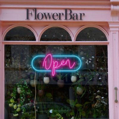 Two Color Open Sign
