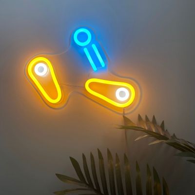 Pinball Bats & Ball Neon Light