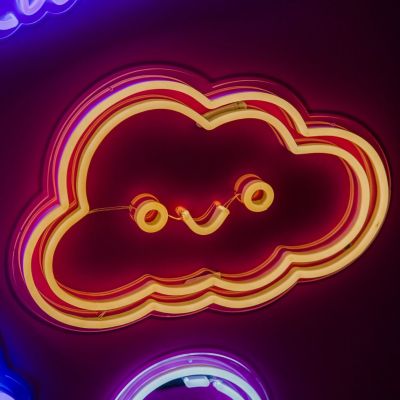 Smiley Cloud LED Flex Wall Light