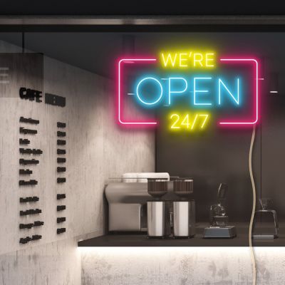 We're Open 24/7