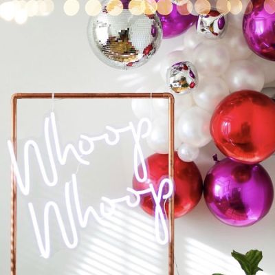 Whoop Whoop LED Neon Sign