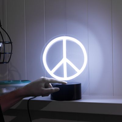 World Peace LED Neon Lamp