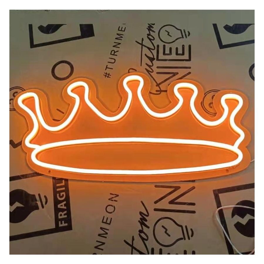 The Crown Neon Sign in 18 Colors FREE Remote/Dimmer | CUSTOM NEON™