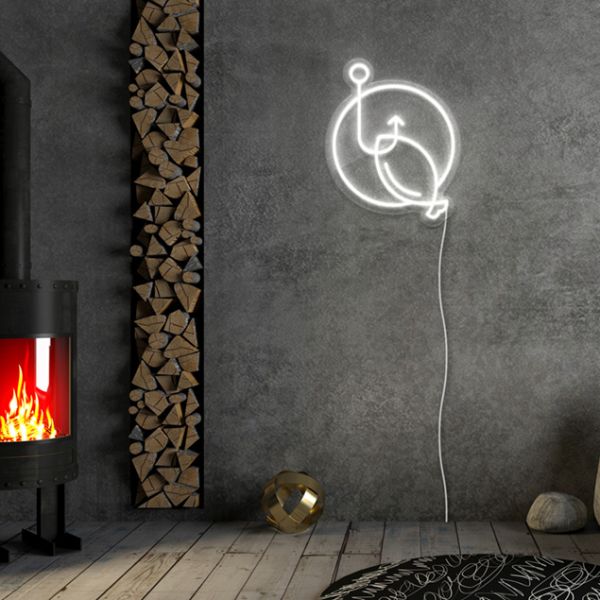 Fish on a Hook Neon Sign: pre-designed LED neon art from Custom Neon®