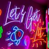 Let's Get Lit LED sign by Custom Neon®