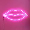 LED neon flex lips light in pink from Custom Neon®