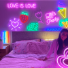 LED neon bedroom signs by Custom Neon®