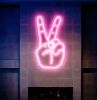 LED Neon Peace Sign | Aesthetic Wall Art