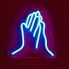 Custom Neon® Praying Hands light up art 