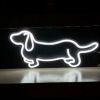 Adorable LED neon hot dog for home decor or as a gift for the doggy lover in your life  - photo from CustomNeon.com
