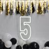 Neon Light for 5th Birthday Party / Anniversary - photo CustomNeon.com