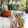 Be The Good white lightup sign on nature aesthetic wallpaper by CUSTOM NEON® @construction2style