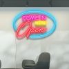 Come In We're Open LED Neon Flex sign in multiple colors and fonts - from CustomNeon.com