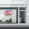 Come In We're Open LED Neon Flex sign in multiple colors and fonts shown in reception area - from CustomNeon.com