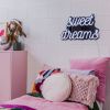 Sweet Dreams CUSTOM NEON® wall light wall mounted in a little girl's bedroom 