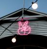 Peace Sign / Sign of the Horns Alternating Neon Sign - photos CustomNeon.com